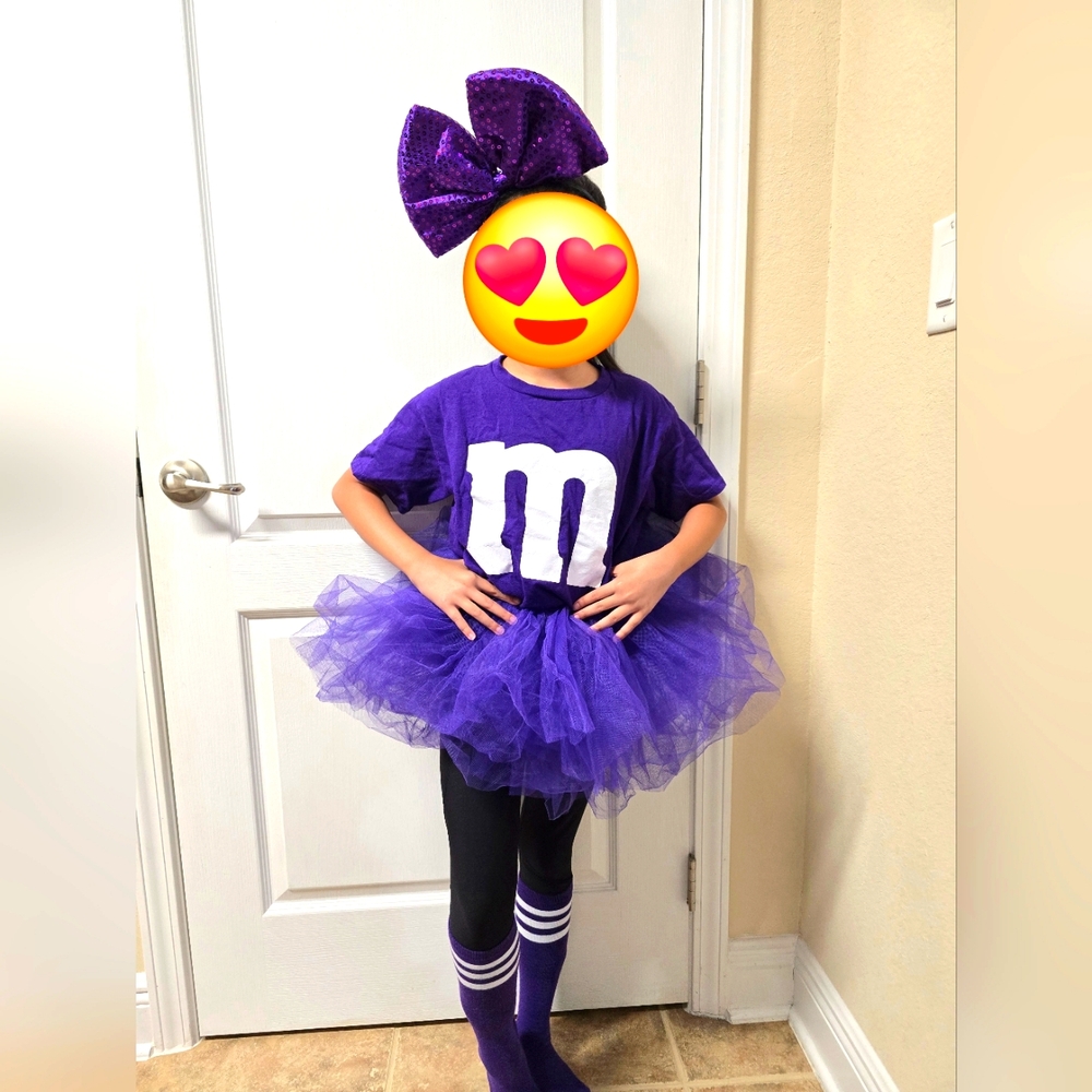 Purple M & M Costume